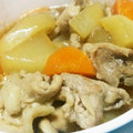 クックXAHYV6☆'s cooksnap of when they made 肉じゃがの冬版!大根と豚の甘辛煮♡.
