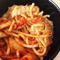 ちっぽ。's cooksnap of when they made 簡単！手間なし♡豚キムチ炒飯♡.