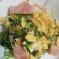 くにぴゆりぴのマミー's cooksnap of when they made ★豆苗とベーコンの炒め物★.