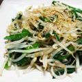 くまぷ～★'s cooksnap of when they made ニラともやしとしらすの中華和え.