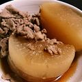 nekowahaha's cooksnap of when they made 豚こまと大根のトロトロ煮物.