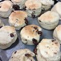 じっこ4946's cooksnap of when they made 自家製天然酵母のスコーンショコラ.