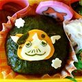 ★☆天然りらたん☆★'s cooksnap of when they made 妖怪ウォッチ キャラ弁ﾏｽﾀｰﾆｬｰﾀﾞ.