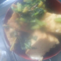☆しいたんママ☆'s cooksnap of when they made 大根葉と絹厚揚げの煮物.