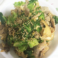マシュマロ0918's cooksnap of when they made 豚と油揚げの炒め物.