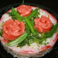 なすびたん's cooksnap of when they made 雛祭りღ お寿司のケーキ.