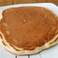 工作王's cooksnap of when they made 飲み残しのビールでふわふわホットケーキ.