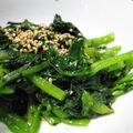 ちばたま's cooksnap of when they made 春菊克服？胡麻和え.
