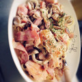 09mimi's cooksnap of when they made 濃厚❤鮭ときのこのクリームスープスパ♪.