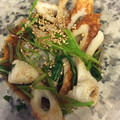 ponta２歳's cooksnap of when they made ちくわと三つ葉の磯辺合え.