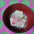 pitoming's cooksnap of when they made えのき＆カニカマあんかけ豆腐.