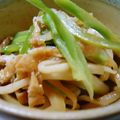 さとよこ's cooksnap of when they made 茎ブロッコリー皮大根の炒りつけ♪.