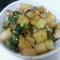 なかたんた's cooksnap of when they made 栄養たっぷり♡丸ごとセロリのおかか炒め.