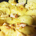 ちゃか99's cooksnap of when they made ささみとジャガイモのチーズ焼き.