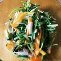 へしこ茶漬's cooksnap of when they made 水菜とハムのサラダ.