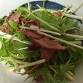 ☆みーい☆'s cooksnap of when they made 水菜＆ベーコン＆卵のサラダ✿.
