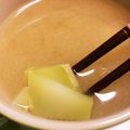 なっちざる's cooksnap of when they made ブロッコリーの茎の味噌汁♪.