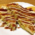 chm★'s cooksnap of when they made 山芋なしでふわふわお好み焼き.