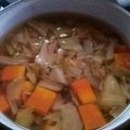 ronnron's cooksnap of when they made 鶏もも肉と角切り野菜の具だくさんスープ.