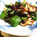 Ｗぷっちん's cooksnap of when they made ピーマン･イカ･塩昆布を炒めるだけ☆.