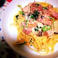やのやの＊°'s cooksnap of when they made 簡単！濃厚好きに贈るたらこクリームパスタ.
