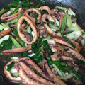もうらん's cooksnap of when they made 簡単♪イカとワケギのバター醤油炒めё.