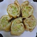 亜久里's cooksnap of when they made クルクル鮭フレーク巻き❤.