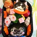 yurumm's cooksnap of when they made キャラ弁*妖怪ウォッチ 妖怪だらけ.