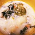keichi3210's cooksnap of when they made 圧力鍋10分 かぶと鶏胸肉の味噌ミルク.