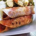 あぁﾁｬﾝ❤'s cooksnap of when they made 餃子の皮でトルティーヤ風✿ウィンナー.