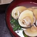 雑談、ひとり's cooksnap of when they made お手軽!!はまぐりのお吸い物!!.