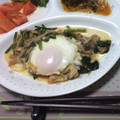 あずき2480's cooksnap of when they made ほうれん草の炒め卵のせ♡.