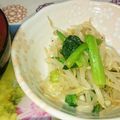 taminobu's cooksnap of when they made 調味３つ☆簡単で中華なモヤシ.