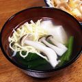 YUKIKI☆'s cooksnap of when they made 錦糸卵と豆腐のお吸い物.