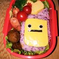 ひよこはママ's cooksnap of when they made 妖怪ウォッチ キャラ弁 妖怪pad.
