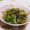 小梅チャン♡'s cooksnap of when they made ゴーヤの和え物.
