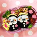 にゃんちゅ310's cooksnap of when they made 卒園おめでとう♪くまちゃんの俵おにぎり.