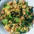 アココ☆'s cooksnap of when they made 炒めるだけ簡単中華☆青梗菜・海老の卵炒め.