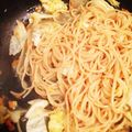 ふちこさんさん's cooksnap of when they made アスパラと豚の味噌クリームパスタ.