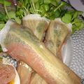 アスカチャチャ's cooksnap of when they made 緑の花束。生ハムと緑のクルクルロール.