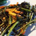 Ｃ’ｓＬａｂ's cooksnap of when they made 葉付きニンジンの米粉ミルクかき揚げ.
