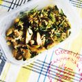 鈴ず音's cooksnap of when they made ☆水菜と挽き肉としめじのマヨネーズ炒め☆.