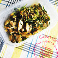 鈴ず音's cooksnap of when they made ☆水菜と挽き肉としめじのマヨネーズ炒め☆.