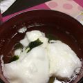 クランベリーー's cooksnap of when they made 残った卵白でふわふわ味噌汁♡.