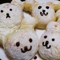 みっきぃ料理修行中♪'s cooksnap of when they made ♡うさぎ＆くまのチョコパン♡.