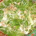 シバニャン☆'s cooksnap of when they made マヨぽん☆水菜とツナのサラダ.