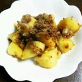 タカちゃん∞'s cooksnap of when they made 水を使わない！ひき肉で簡単肉じゃが☆.