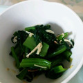 とんもんもん's cooksnap of when they made 小松菜とかにかまの簡単ナムル.