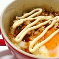 yumena_c5's cooksnap of when they made 切り餅で作る！お好み焼き風エッグココット.