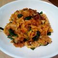 もちよ1009's cooksnap of when they made 天ぷら粉でサックリ☆納豆キムチーズチヂミ.